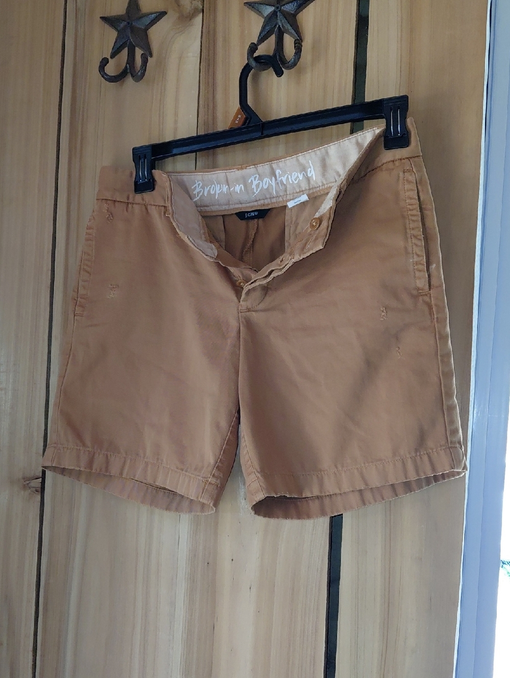 J. Crew Tan Boyfriend Shorts